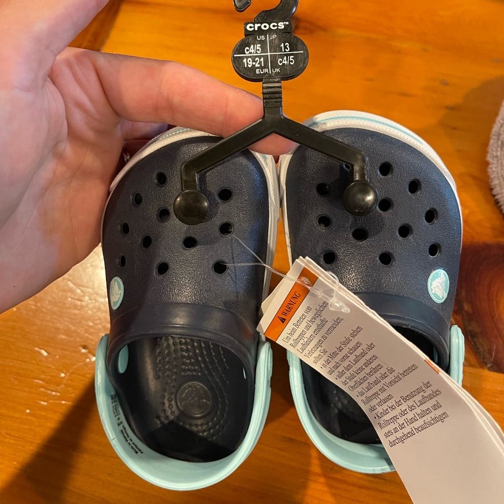 NWT toddler crocs